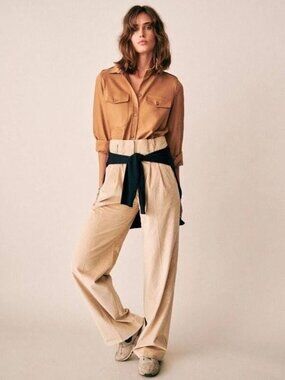 Sezane Arthur pants in mastic sz 6